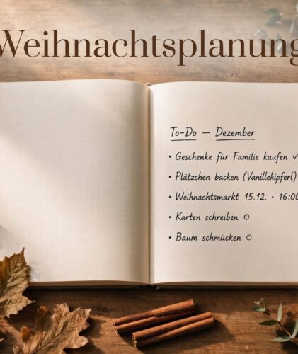 Weihnachtsplanung: Was im September, Oktober und November ansteht
